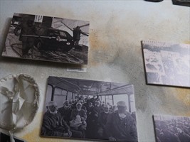 Da ein deutscher Wagen wird dekontaminiert