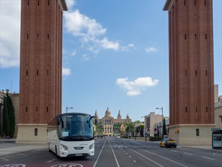 Schnell ein Foto... Hülfe der Bus überfährt mich